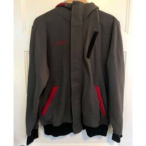 Rare Y2K Official Mozilla Firefox Developer Full Zip Hoodie Sweatshirt M Tech
